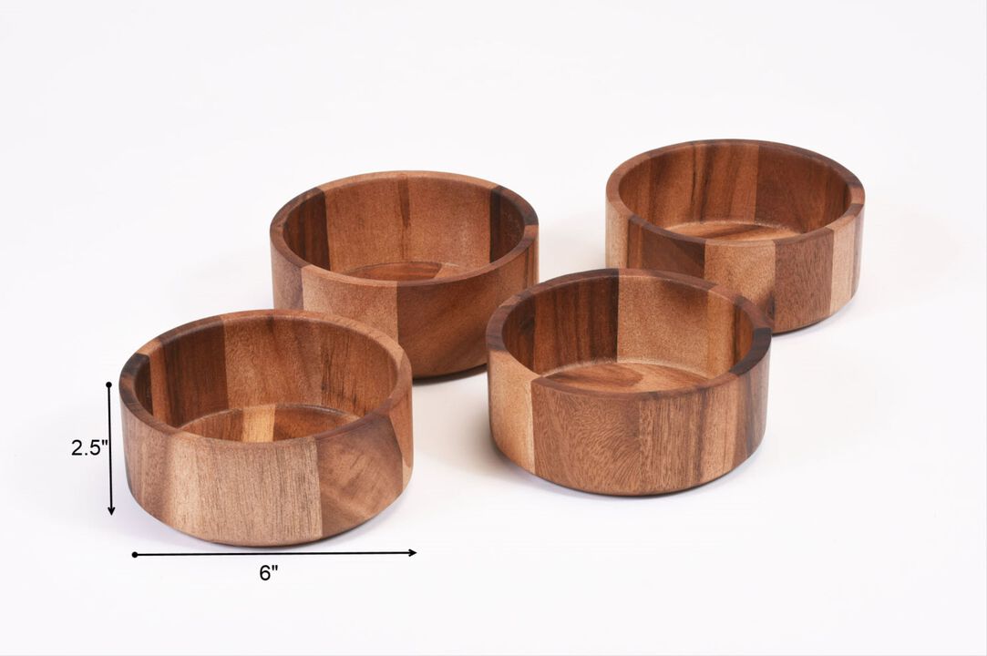 Individual Salad Bowl x 4