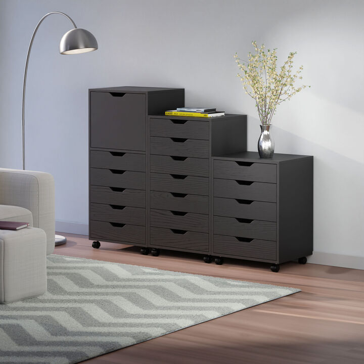 Winsome Wood Halifax Storage Cabinet, Black