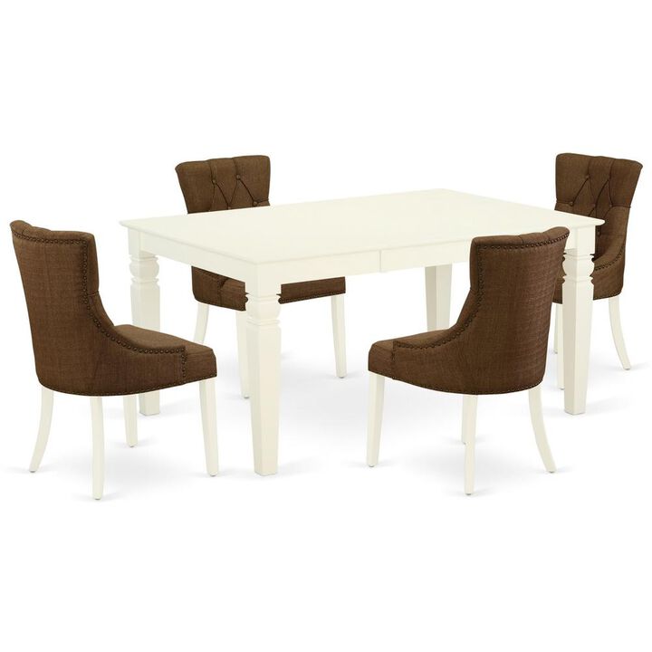 Dining Room Set Linen White
