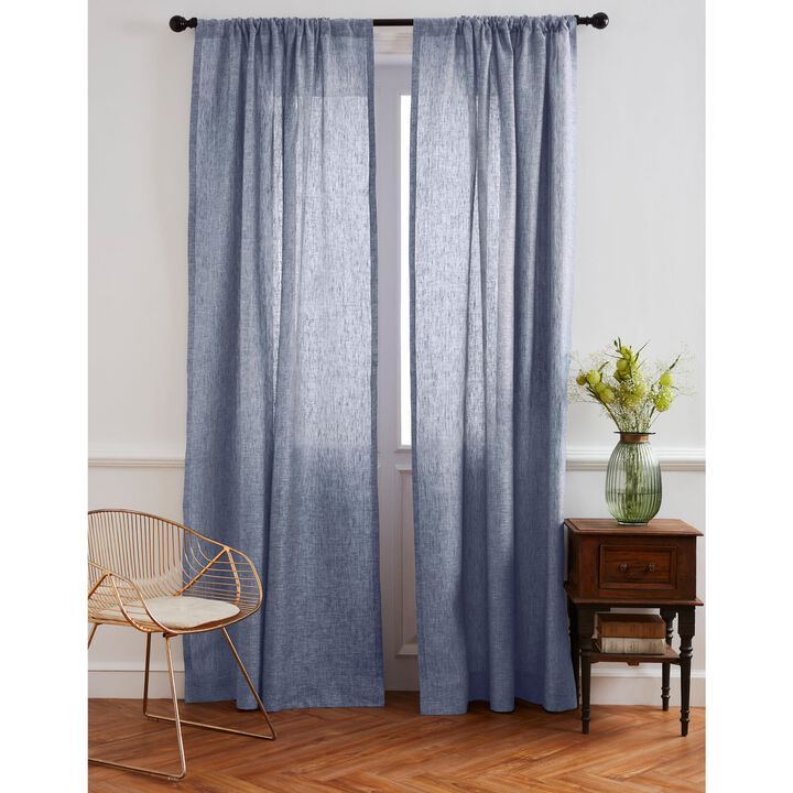 Solino Home 100% Pure Linen Curtain | Linen for Thanksgiving, Christmas