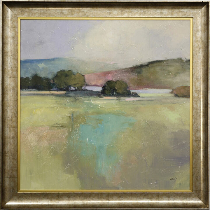 Distant Lake Framed Print