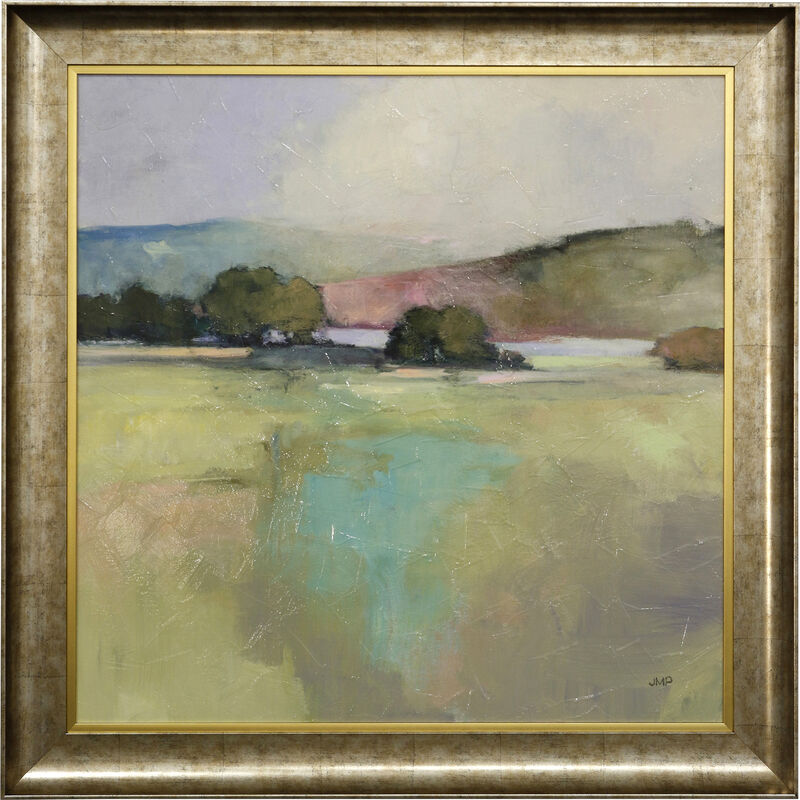 Distant Lake Framed Print