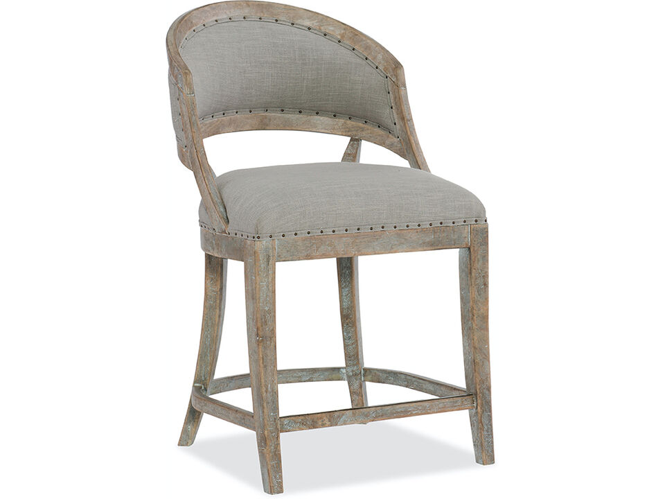 Boheme Garnier Barrel Back Counter Stool