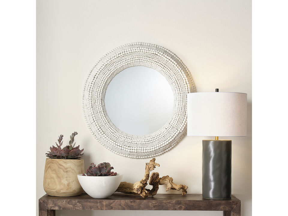 Strand Beaded Mirror