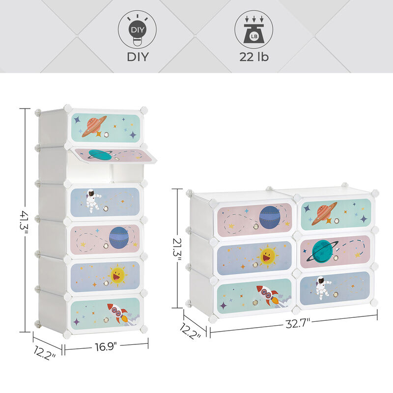 Kids Shoe Rack with Doors for Organized and Concealed Storage