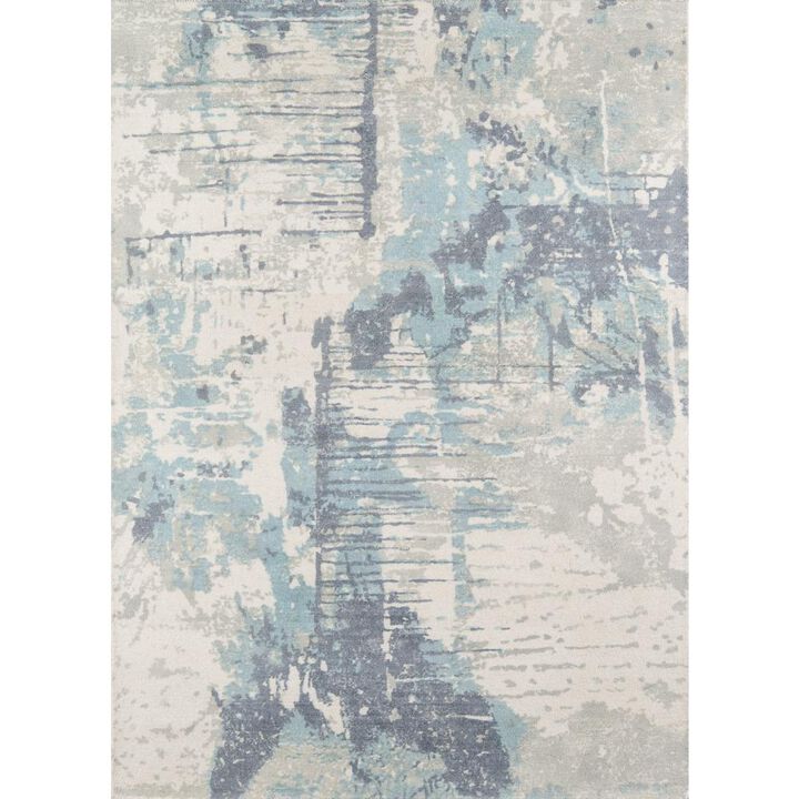 Momeni Casual Rectangle Area Rug, Blue, 8' X 11'