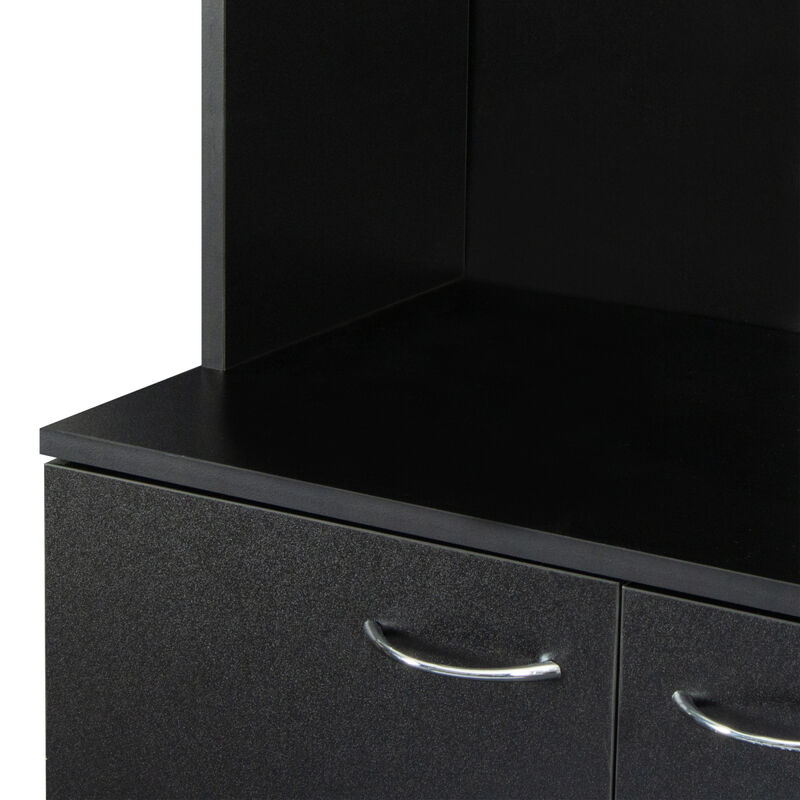 70.87" Tall Wardrobe & Kitchen Cabinet, With 6-Doors, 1-Open Shelves And 1-Drawer For Bedroom