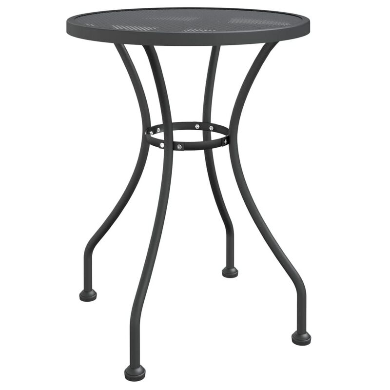 Zofi 5pc Outdoor Breakfast Dining Table and Chairs Set, Foldable, Gray - Benzara