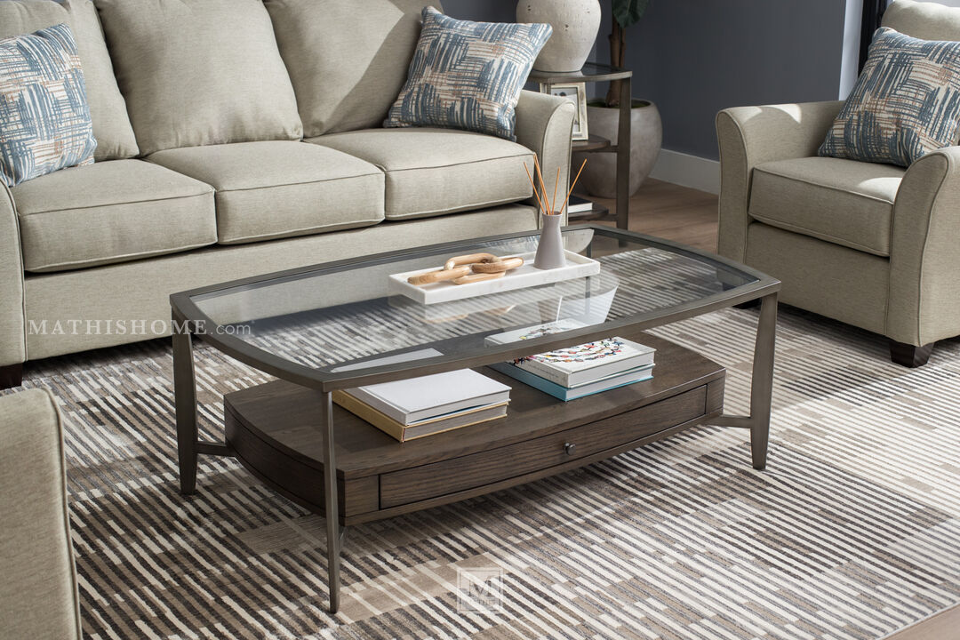 Ardis Rectangle Metal Cocktail Table