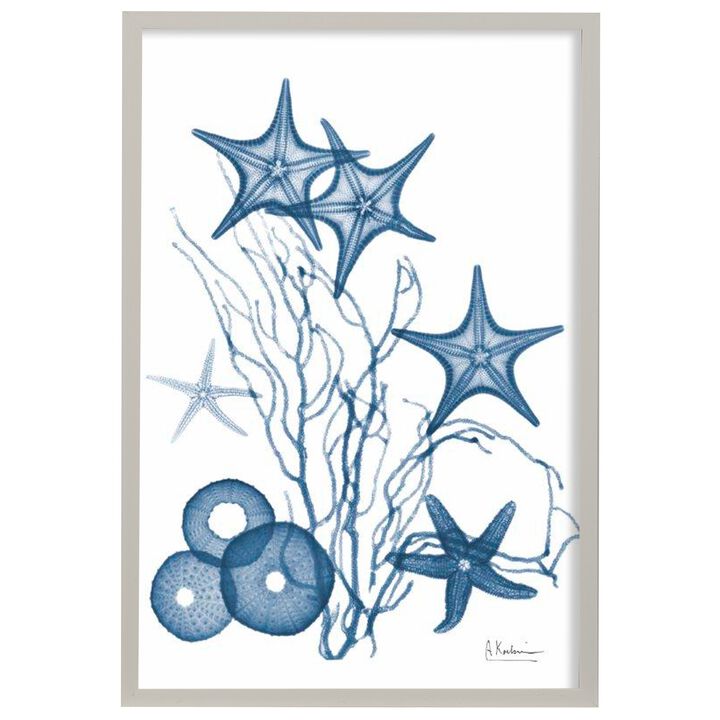 Blue Coastal I Framed Print