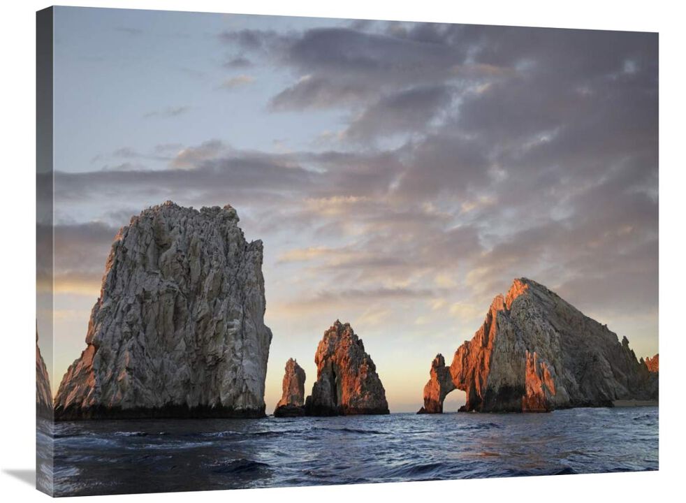 El Arco and sea stacks, Cabo San Lucas, Mexico-Canvas Art-32x24