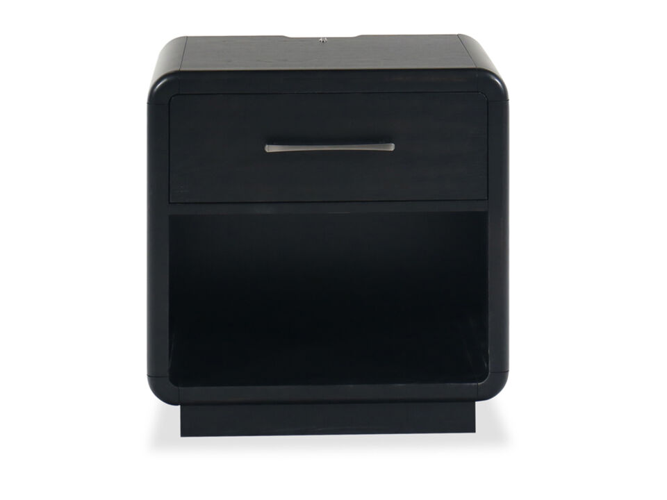 Rowanbeck 1 Drawer Charging Nightstand