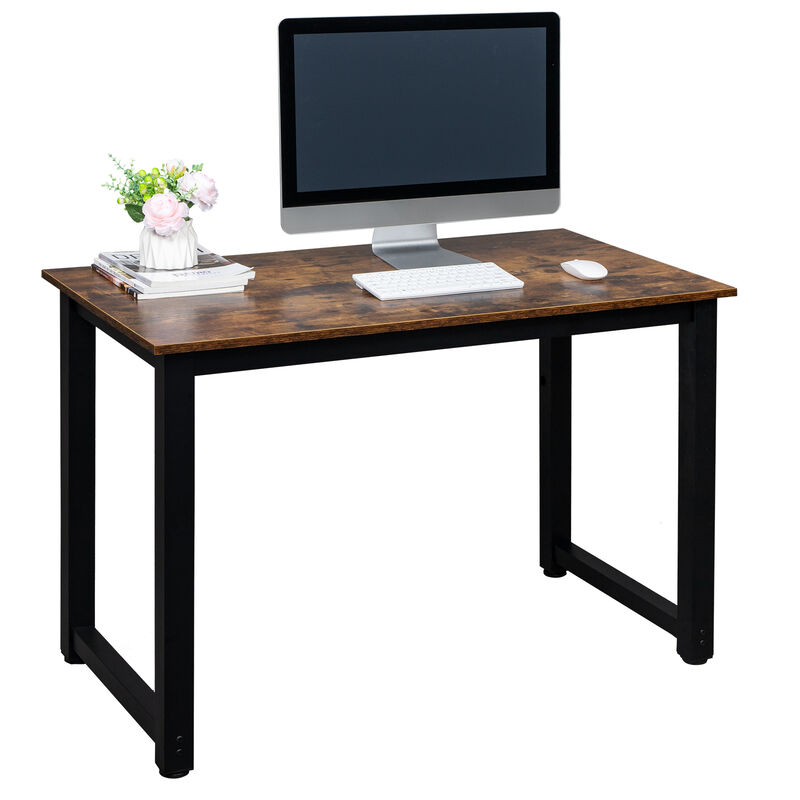 Wooden Computer Desk, High Strength Construction for Durable Home or Office Use