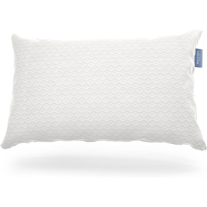 Hivvago Queen Shredded Memory Foam Pillow with Luxury Soft Cool Bamboo Breathable Cover