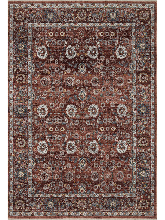Samra SAM07 Brick/Multi 7'10" x 10' Rug
