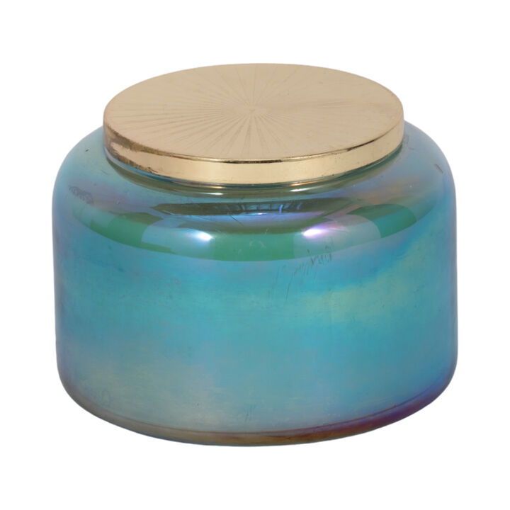 5" Blue Jasmine Luster Candle