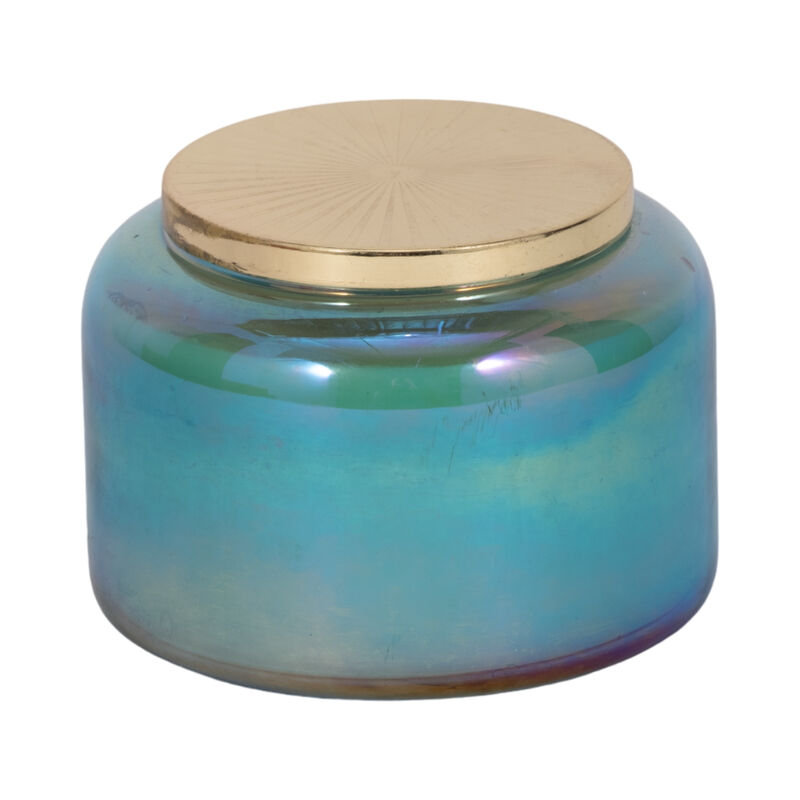5" Blue Jasmine Luster Candle