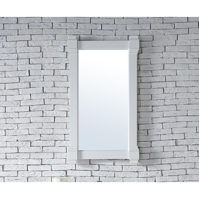 James Martin Vanities Brittany 22 Mirror, Bright White