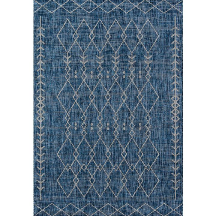 Novogratz Contemporary Rectangle Area Rug, Blue, 9'3 X 12'6