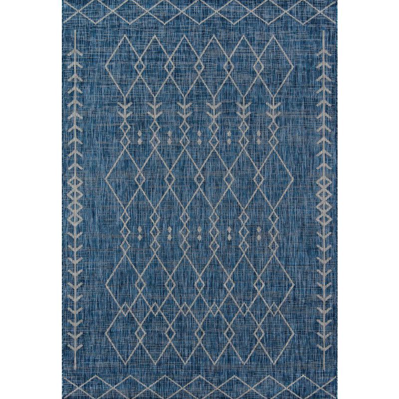 Novogratz Contemporary Rectangle Area Rug, Blue, 9'3 X 12'6