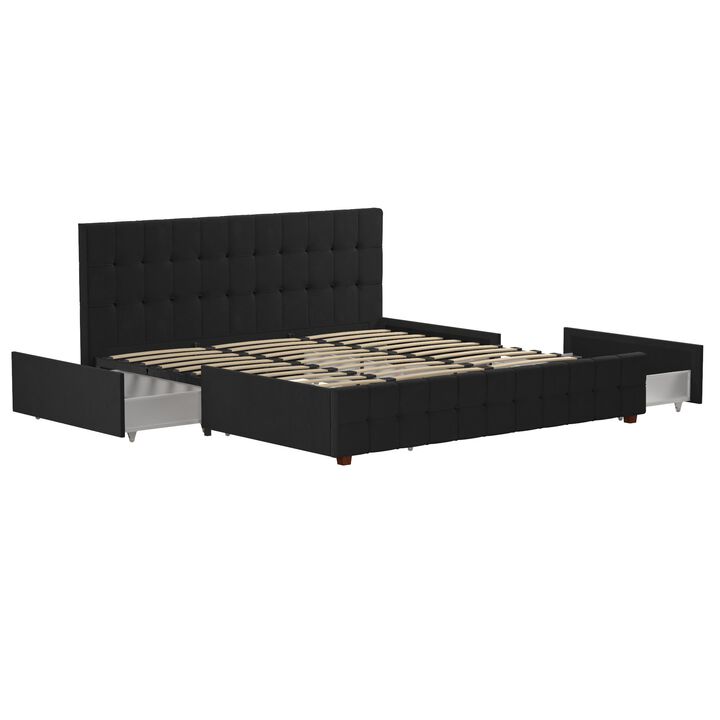 Elizabeth Upholstered Bed with Storage