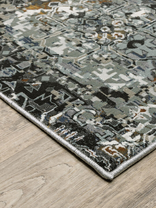 Gemini 3'10" x 5'5" Charcoal Rug
