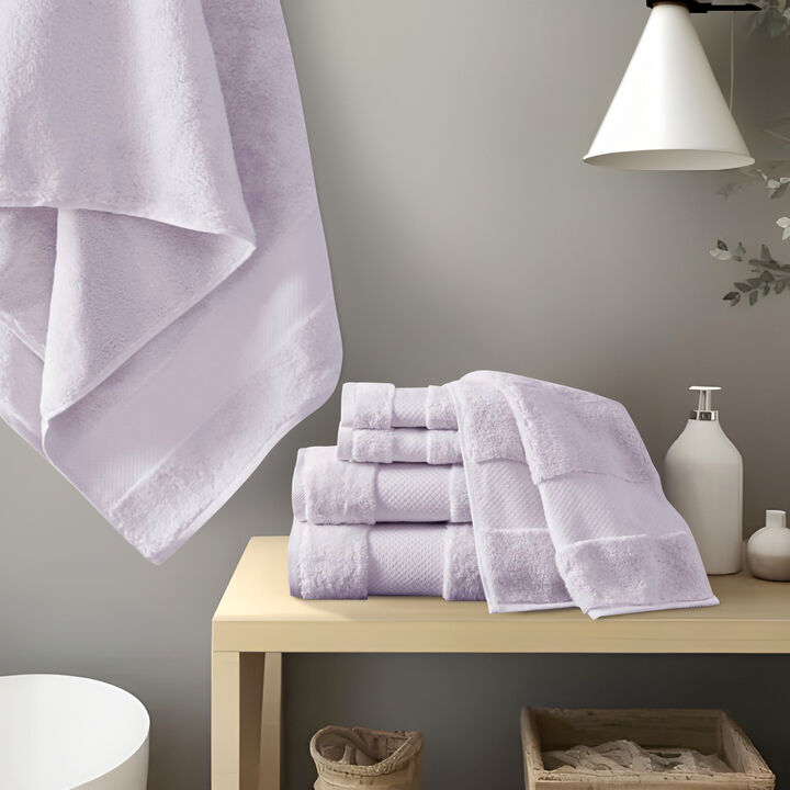 Gracie Mills Thalia 6-Piece 600gsm Turkish Cotton Bath Towel Set