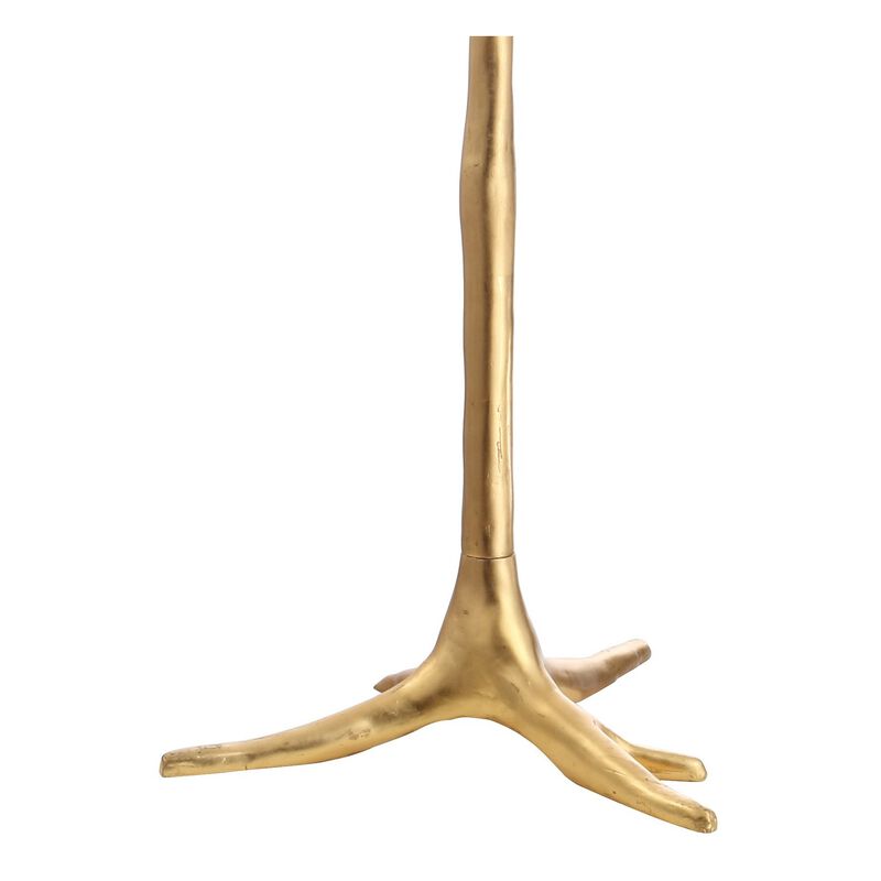 Arbor Faux Bois Resin LED Floor Lamp