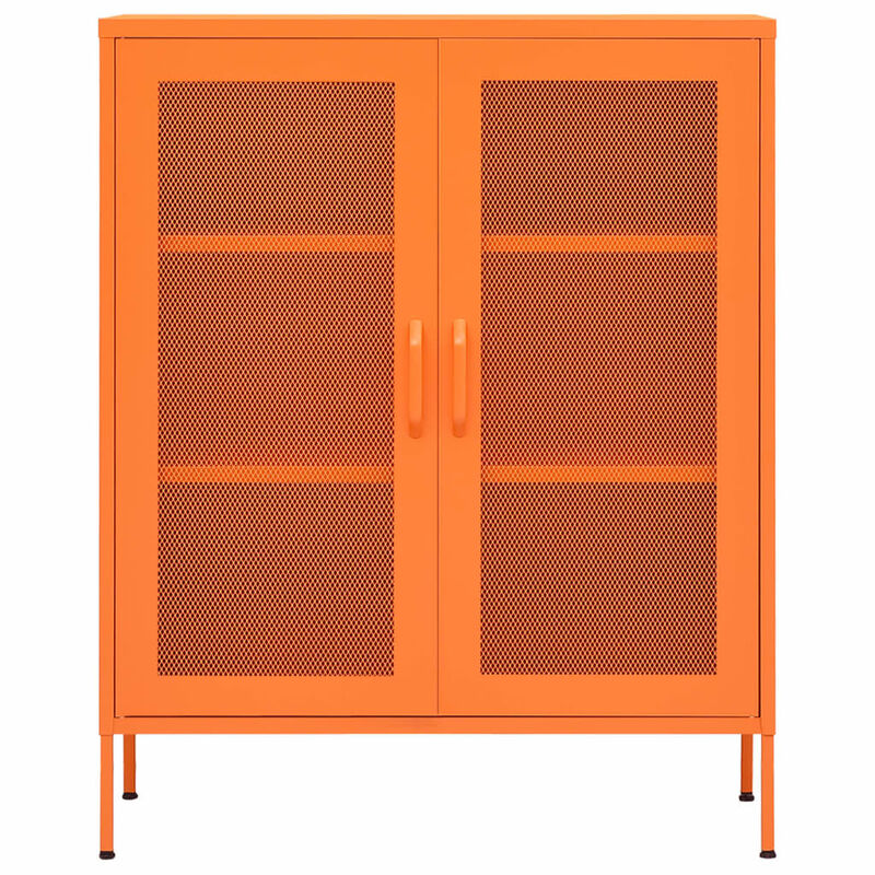 vidaXL Storage Cabinet 31.5"x13.8"x40" Steel
