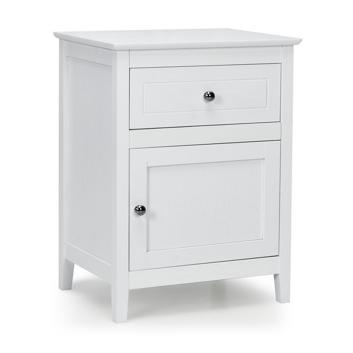 2-Tier Accent Table with Spacious Tabletop