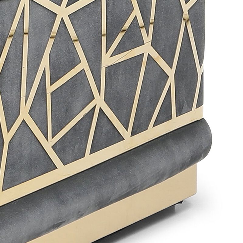 Glory Furniture Talia Sofa in Dark Gray Color