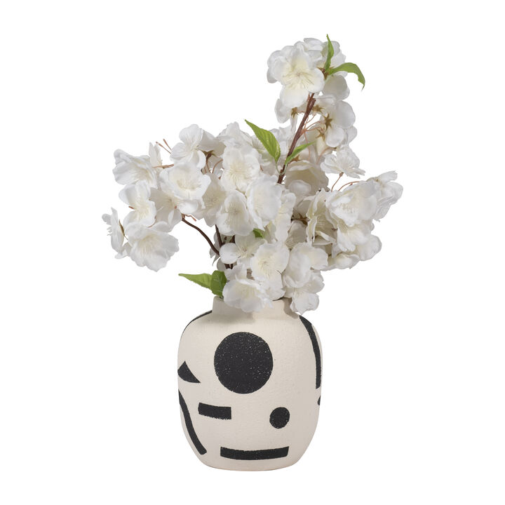 6" Funky Bulbous Vase