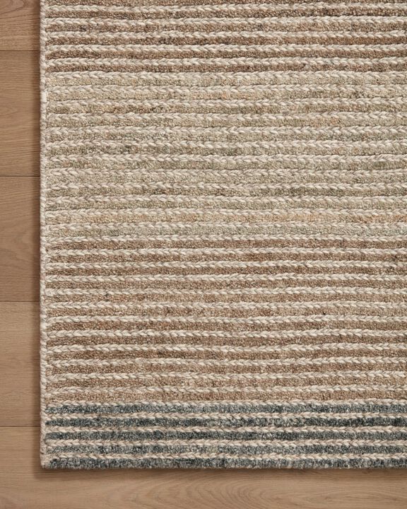 Stiles STI-01 Beige / Slate 18" x 18" Sample Rug by