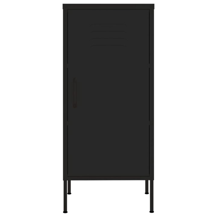 vidaXL Storage Cabinet 16.7"x13.8"x40" Steel