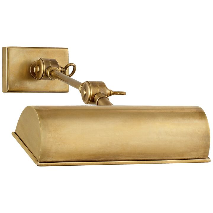 Anette 9" Picture Light in Natural Brass