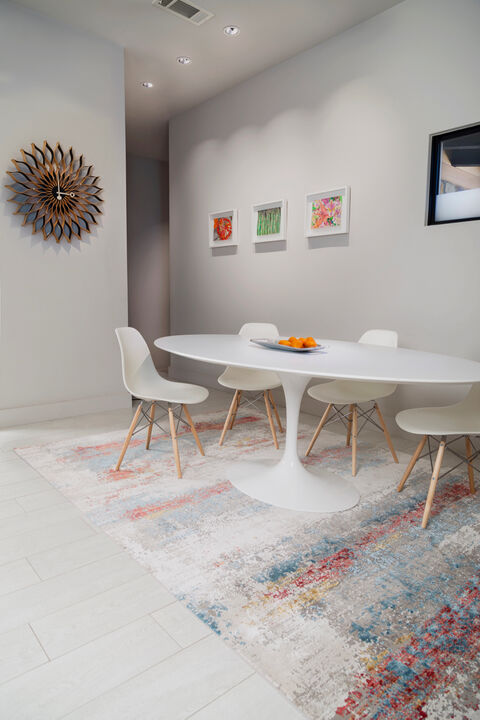 Cadiz 3902F Gray/Red/Blue 3'1" x 5' Rug