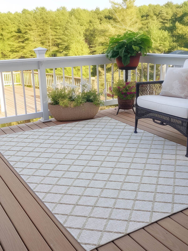 York YO1 Ivory 8' x 10' Rug