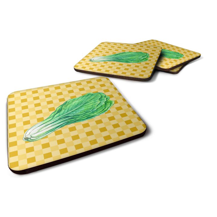 Caroline's Treasures Mustard on Basketweave Decorative coasters, 3.5, Multicolor