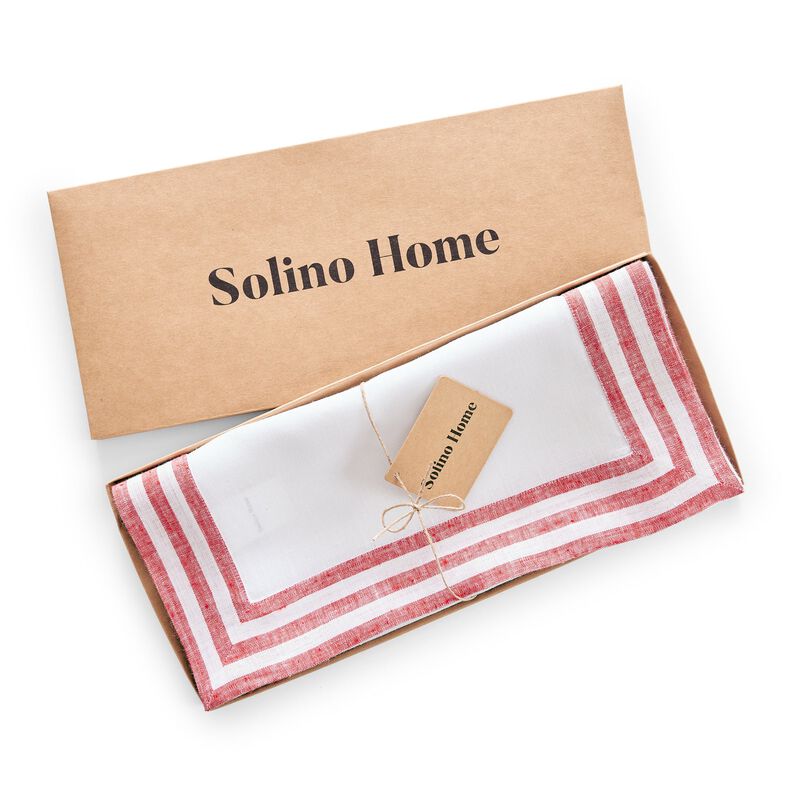Solino Home 100% Pure Linen Table Runner | Mila