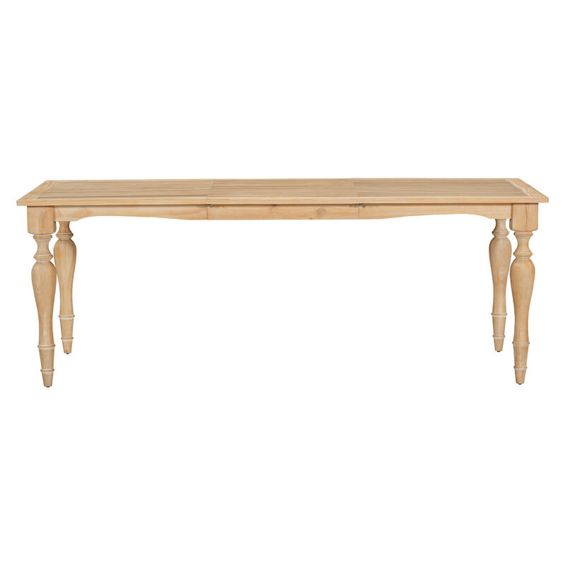 Merax Vintage Traditional Extendable Dining Table with Removable Leaf