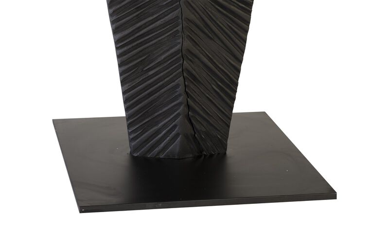 Large Carved Leaf on Stand