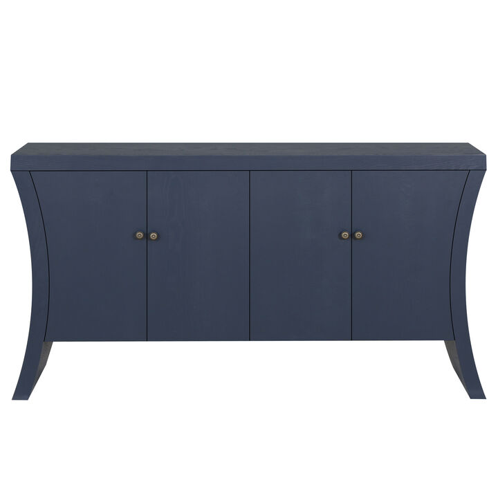 Merax Refined Industrial 4-Door Storage Cabinet Sideboard