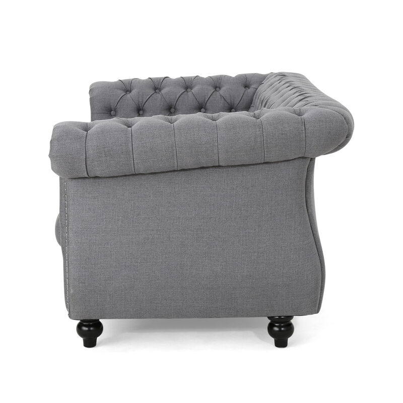 Merax Traditional Chesterfield Loveseat Sofa