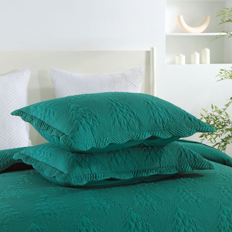 Marcielo 3 Piece 100% Cotton Christmas Tree Bedspread Set Coverlet Set Lightweight Quilt Set