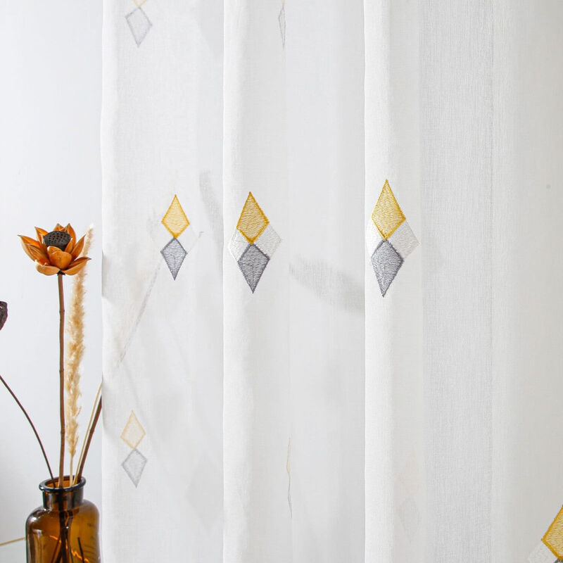 Dolce Mela Sheer Curtains Panel