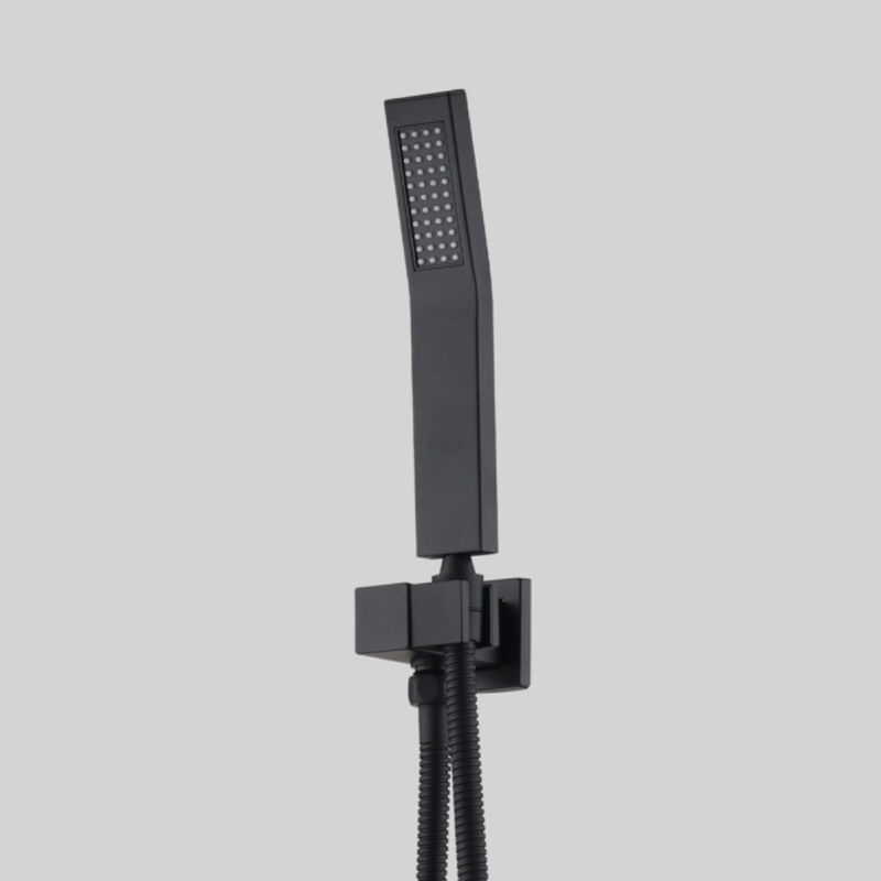 Modern Ceiling Mounted Rain Shower Set with Head and Handheld Attachment