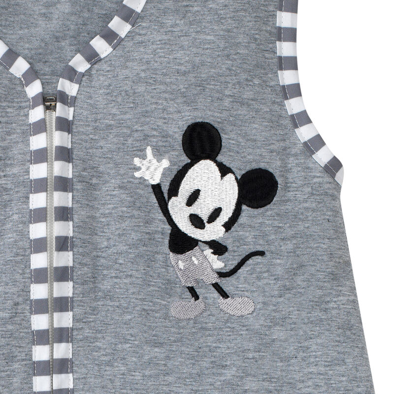 Disney Baby Mickey Mouse Gray/Yellow 4-Piece Crib Bedding Set by Lambs & Ivy
