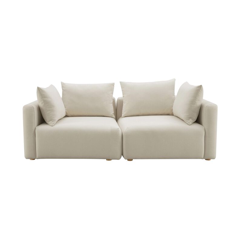 Hangover Cream Loveseat