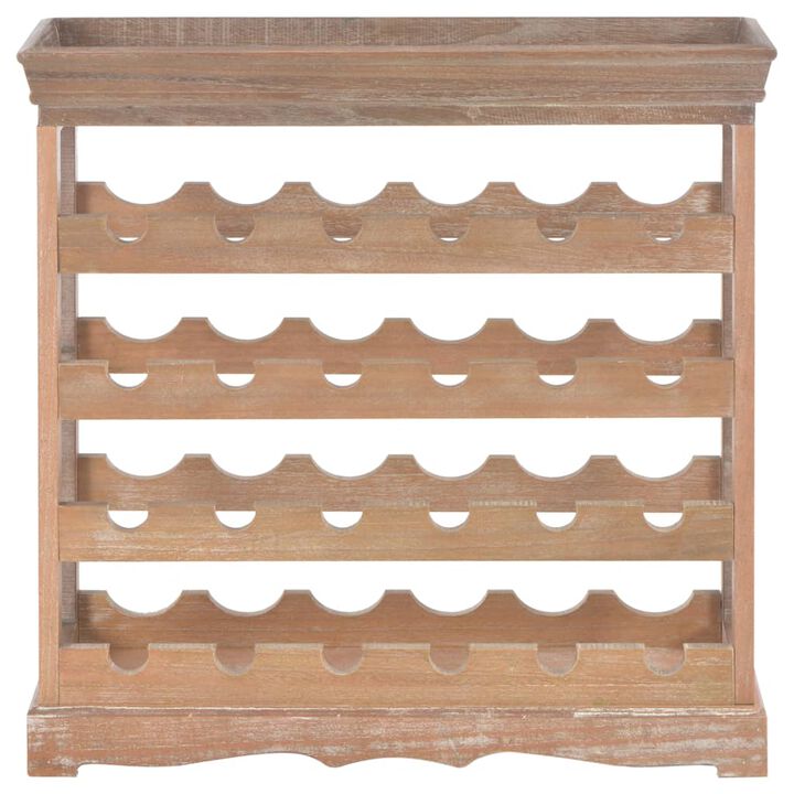 vidaXL Wine Cabinet Black 27.6"x8.9"x27.8" MDF