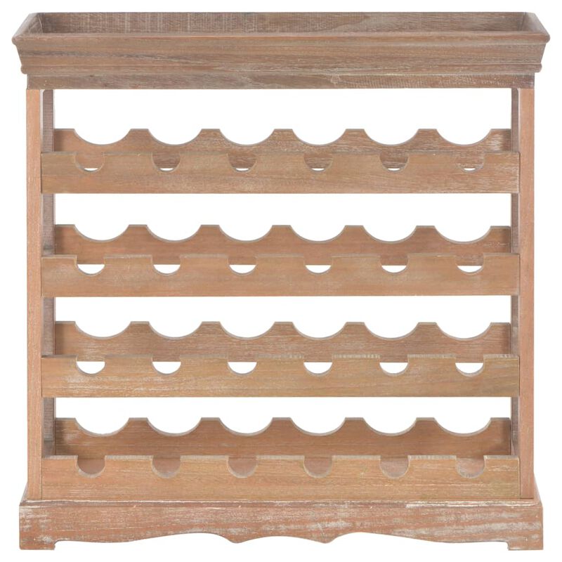 vidaXL Wine Cabinet Black 27.6"x8.9"x27.8" MDF